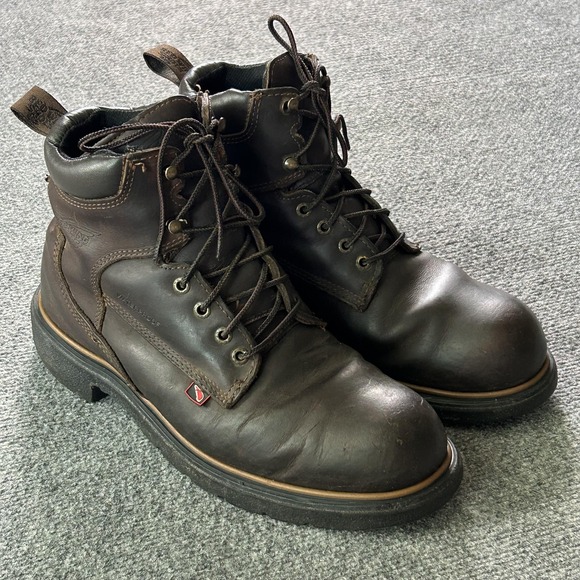 Red Wing Shoes Other - Red Wing Boots DynaForce 415 Waterproof EH Work Men 9.5 D Brown USA